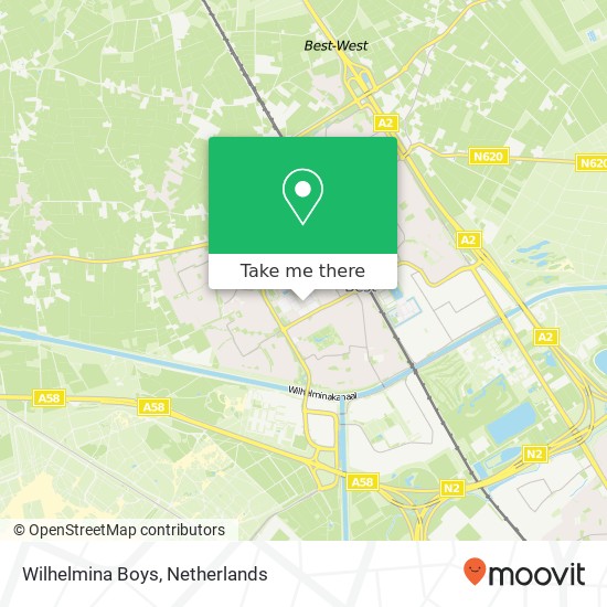 Wilhelmina Boys map