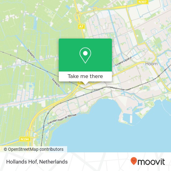 Hollands Hof map