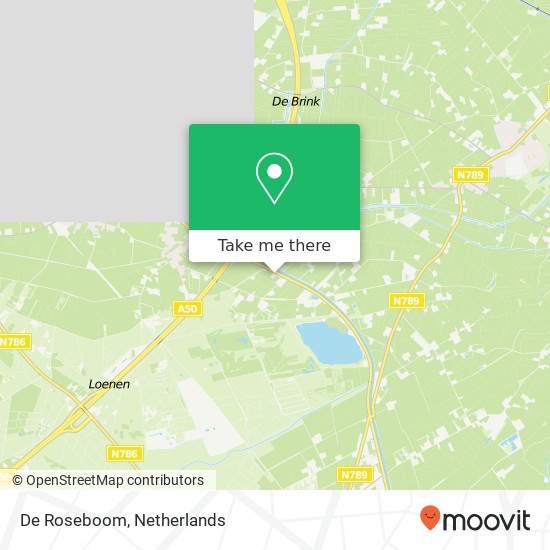 De Roseboom map