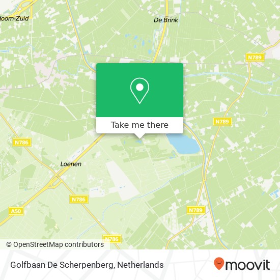 Golfbaan De Scherpenberg map