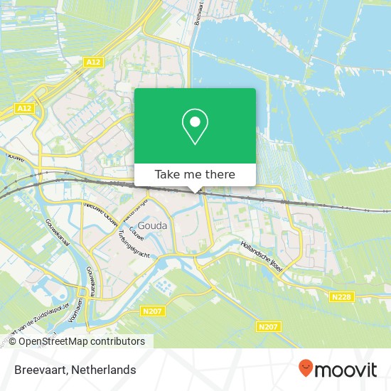 Breevaart map