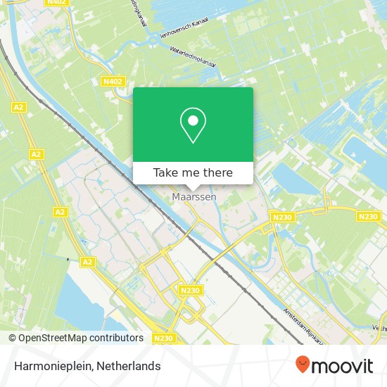 Harmonieplein map