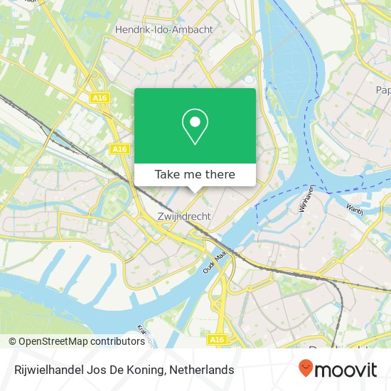 Rijwielhandel Jos De Koning map