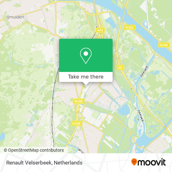Renault Velserbeek Karte