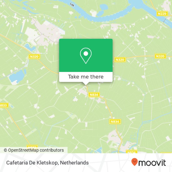 Cafetaria De Kletskop map