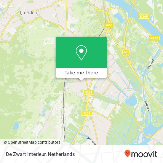 De Zwart Interieur map