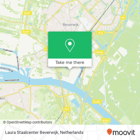 Laura Staalcenter Beverwijk map
