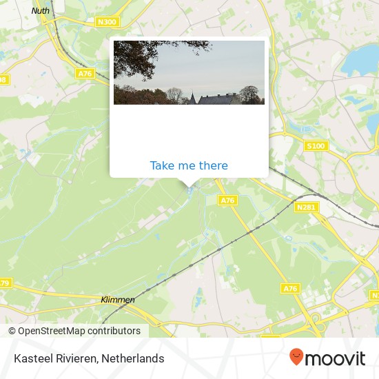 Kasteel Rivieren map