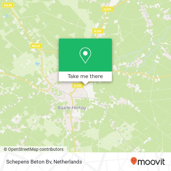 Schepens Beton Bv map