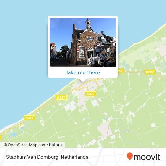 Stadhuis Van Domburg map