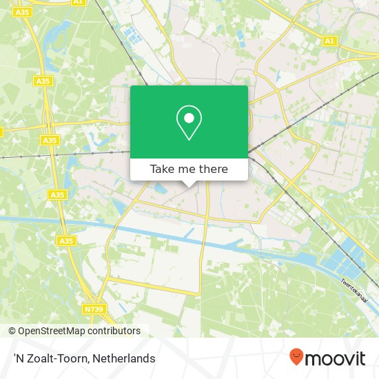 'N Zoalt-Toorn map