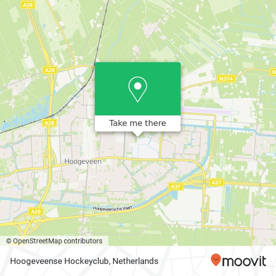 Hoogeveense Hockeyclub map