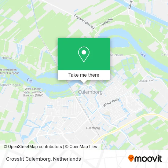 Crossfit Culemborg map