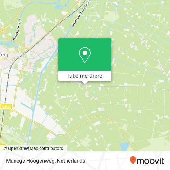 Manege Hoogenweg map