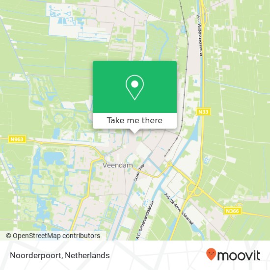 Noorderpoort map