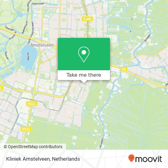 Kliniek Amstelveen map