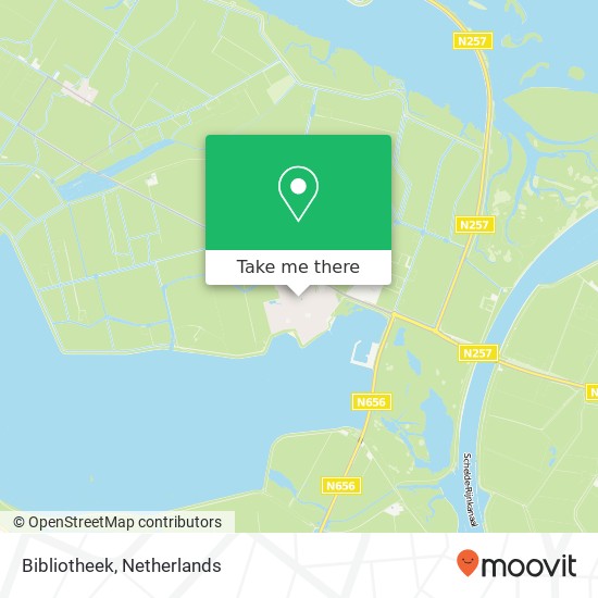 Bibliotheek map