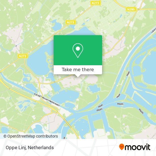 Oppe Linj map