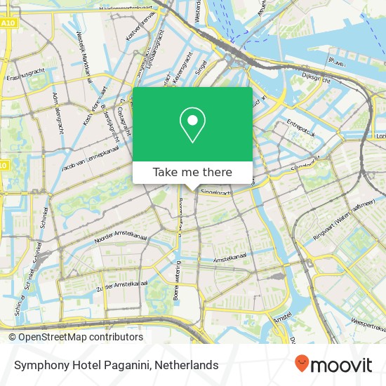 Symphony Hotel Paganini map