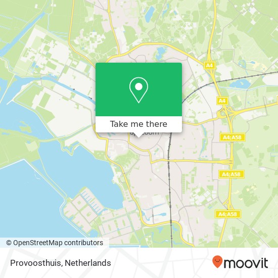 Provoosthuis map