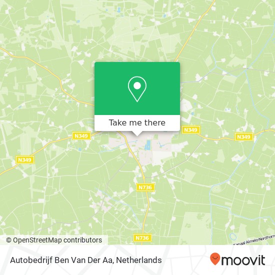 Autobedrijf Ben Van Der Aa map