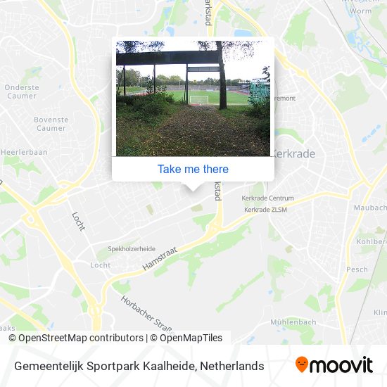 Gemeentelijk Sportpark Kaalheide map