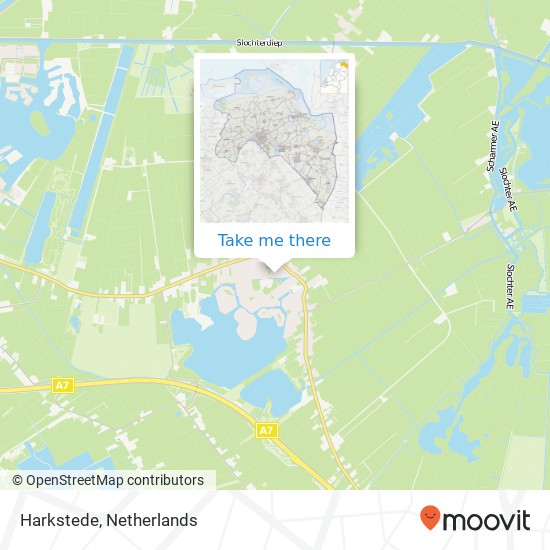 Harkstede map