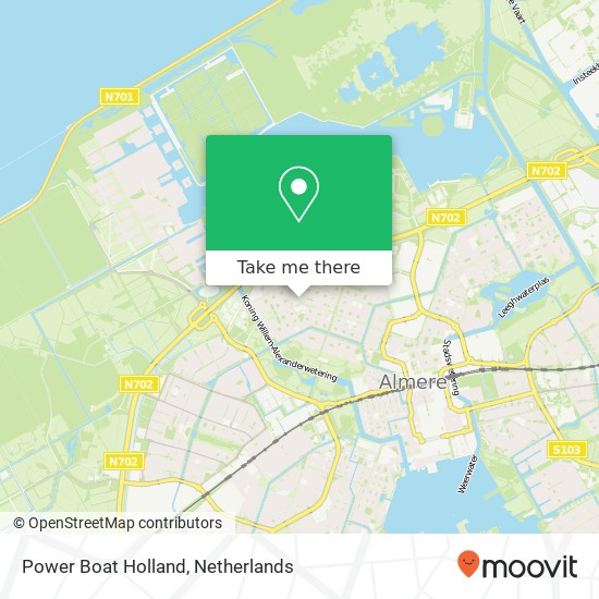 Power Boat Holland map