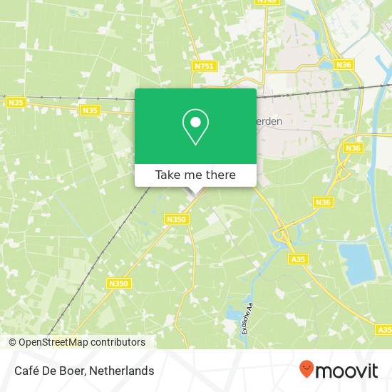 Café De Boer map