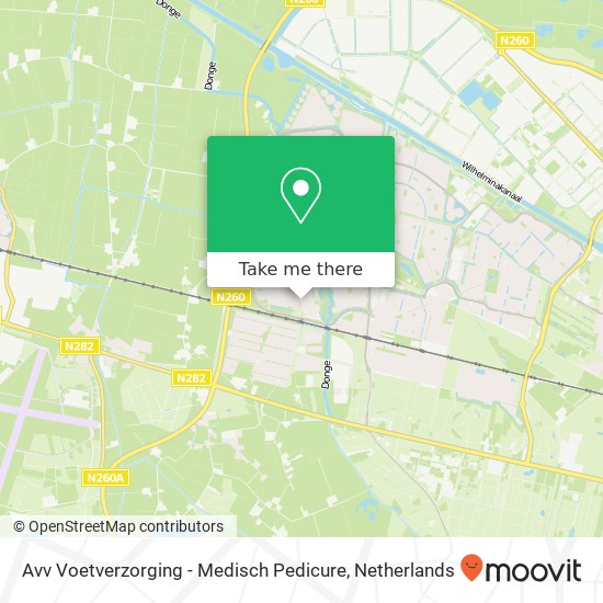 Avv Voetverzorging - Medisch Pedicure map