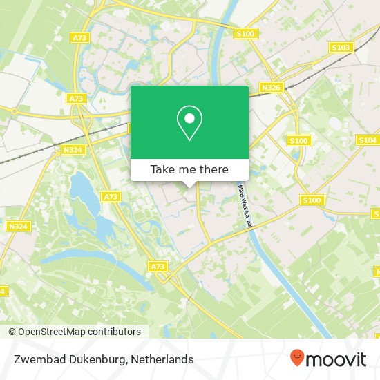 Zwembad Dukenburg map