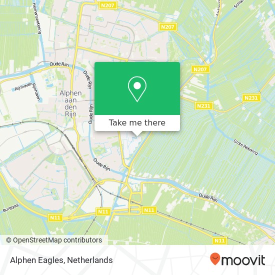 Alphen Eagles map