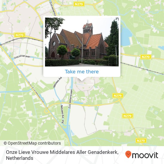 Onze Lieve Vrouwe Middelares Aller Genadenkerk map