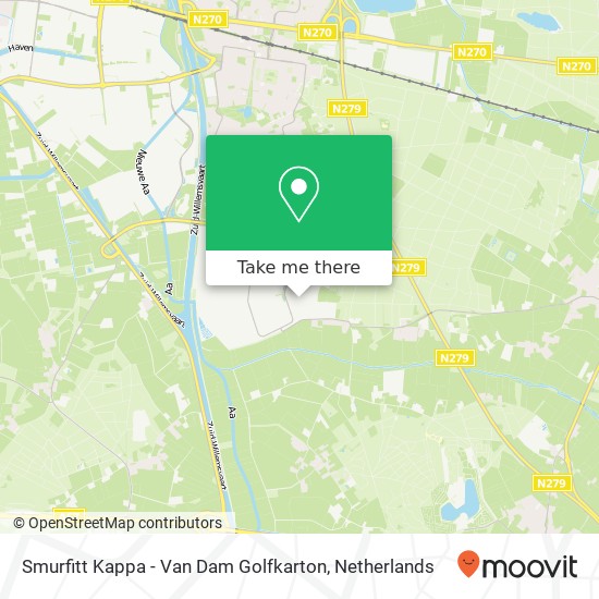 Smurfitt Kappa - Van Dam Golfkarton map