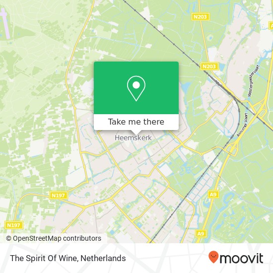 The Spirit Of Wine map