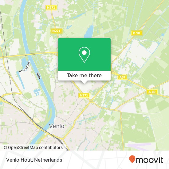 Venlo Hout map