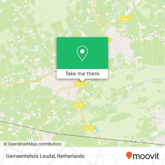 Gemeentehuis Leudal map