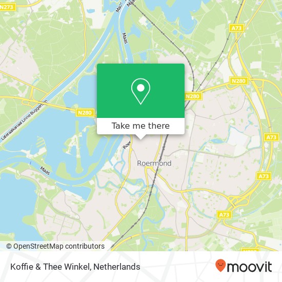 Koffie & Thee Winkel map