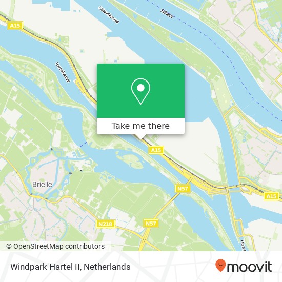 Windpark Hartel II map