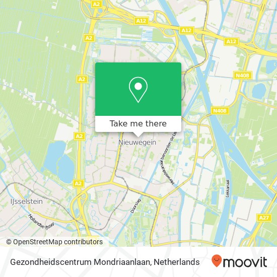 Gezondheidscentrum Mondriaanlaan map