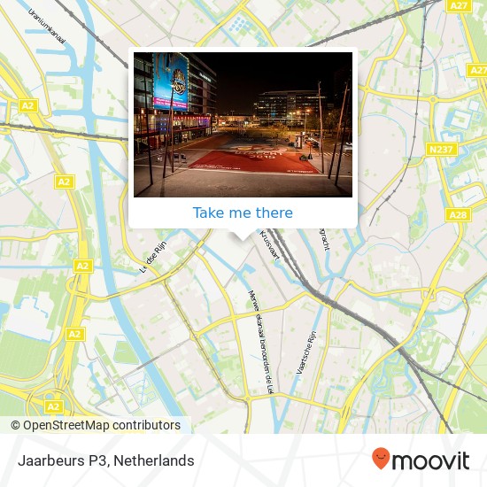 Jaarbeurs P3 map