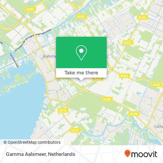 Gamma Aalsmeer map