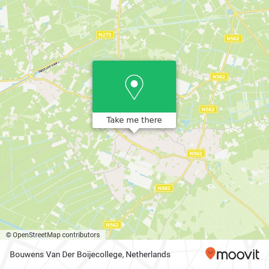 Bouwens Van Der Boijecollege map