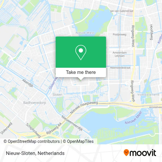 Nieuw-Sloten map