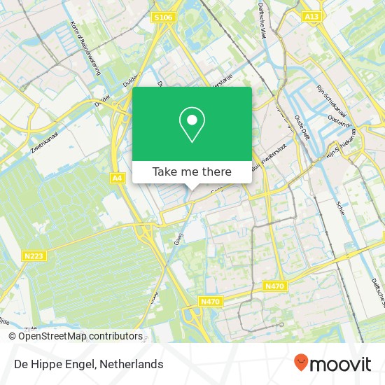 De Hippe Engel map