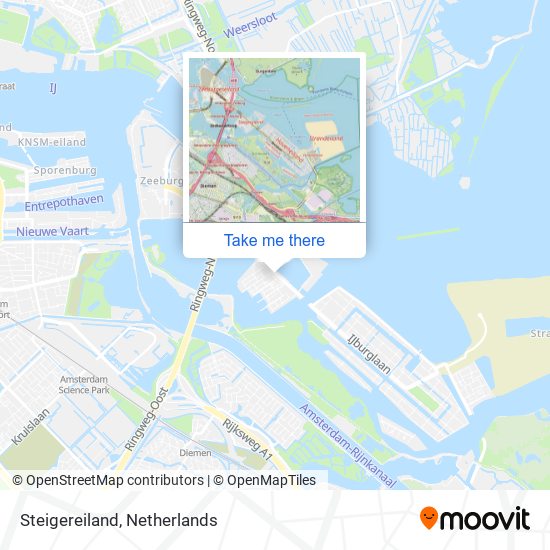 Steigereiland map