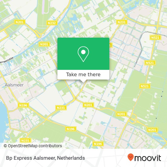 Bp Express Aalsmeer map