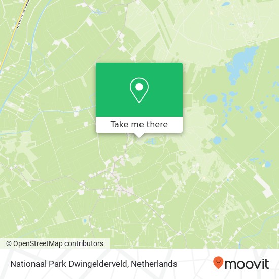 Nationaal Park Dwingelderveld map