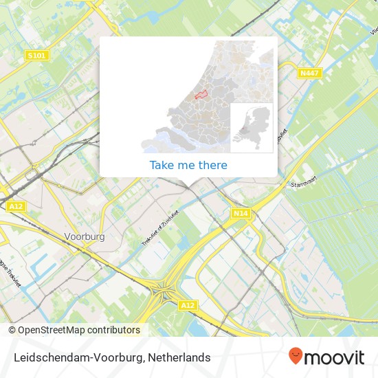 Leidschendam-Voorburg Karte