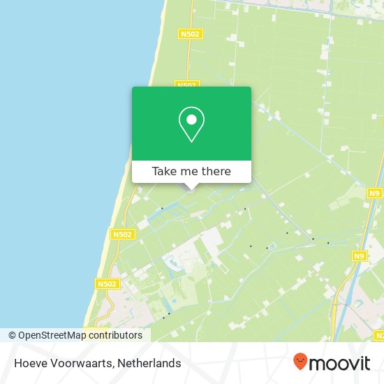 Hoeve Voorwaarts Karte